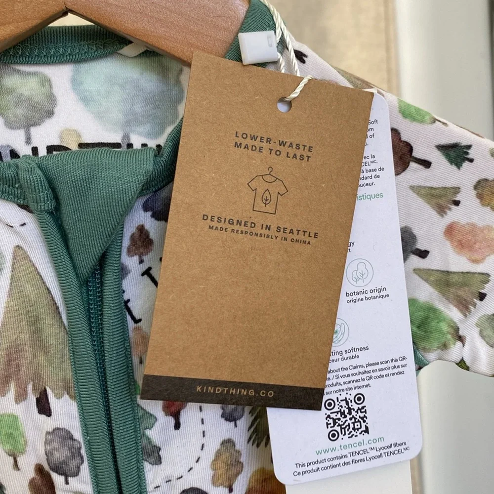 Wild Woven (formerly Kind Thing) Save the Trees Zip Romper - Picture 5 of 11